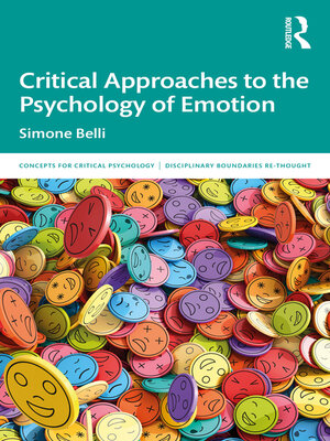 cover image of Critical Approaches to the Psychology of Emotion